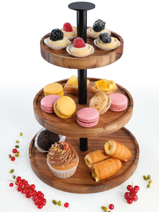 Etagere 3-fach, Akazie