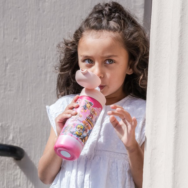 Trinkflasche Edelstahl 24h kalt 12h Kinder - Paw Patrol - Refresh Pink - 350ML
