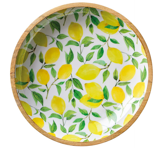Schale LEMON, Mango, Ø 35 cm x 6 cm