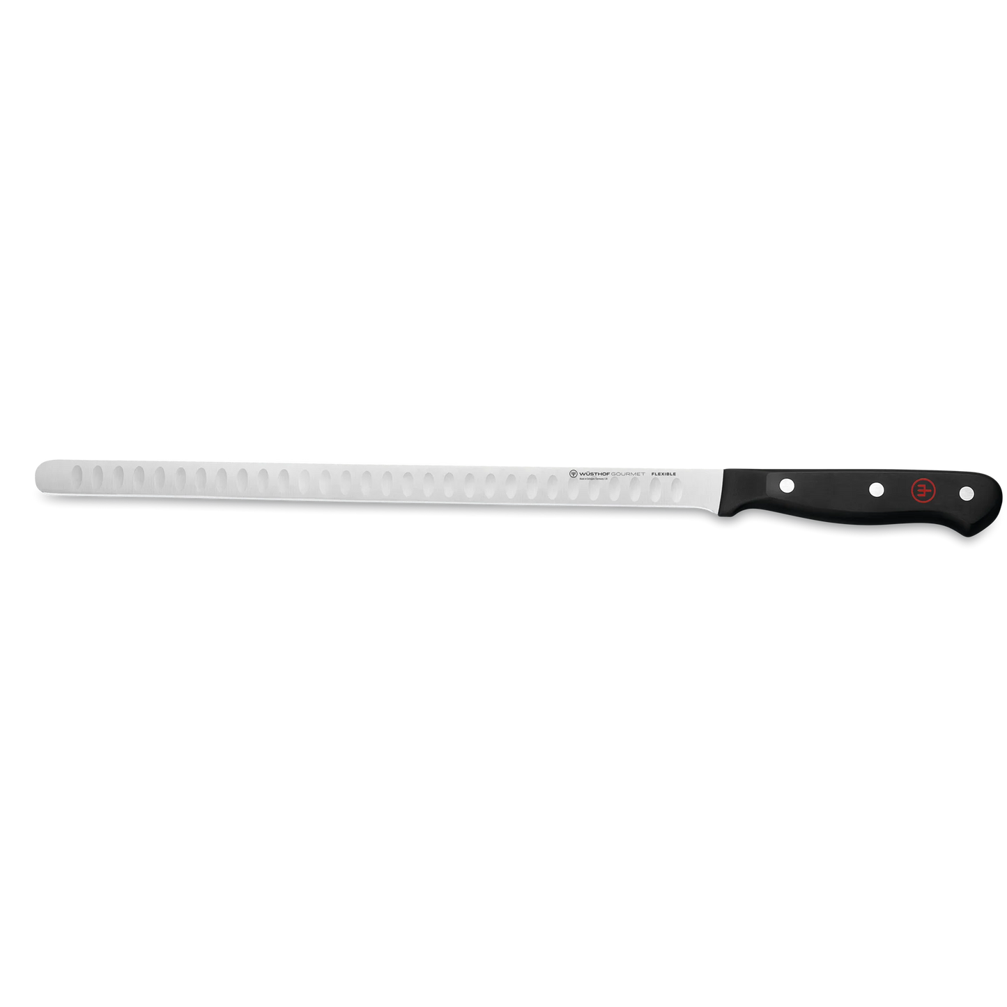 Lachmesser mit Kulle 29cm Gourmet schwarz