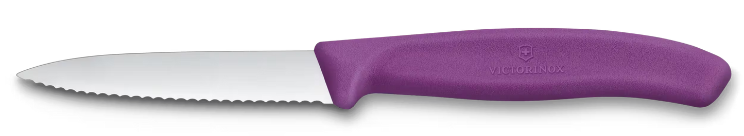 Gemüsemesser 8 cm Welle violett Swiss Classic