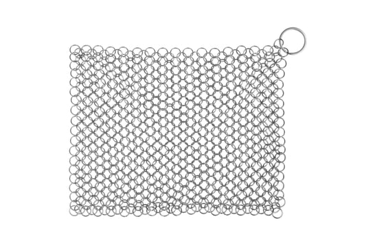 Ringreiniger aus Edelstahl 20x15 cm für Gußeisen