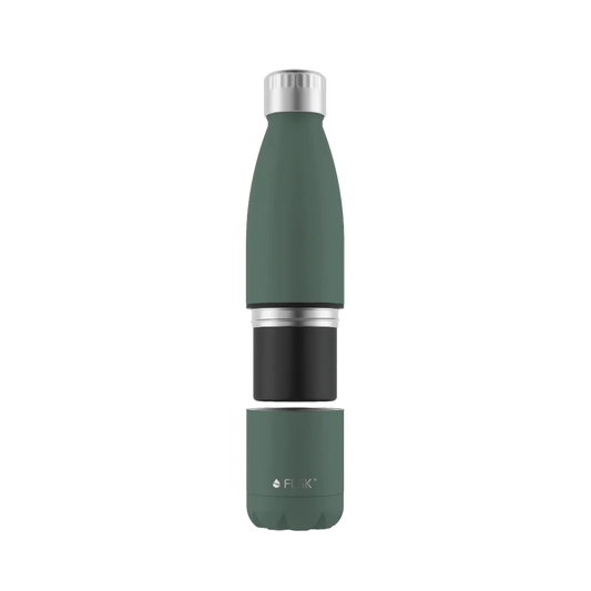 Trinkflasche FLSK mit Becher 0,7l ridge gre To-Go/TmB