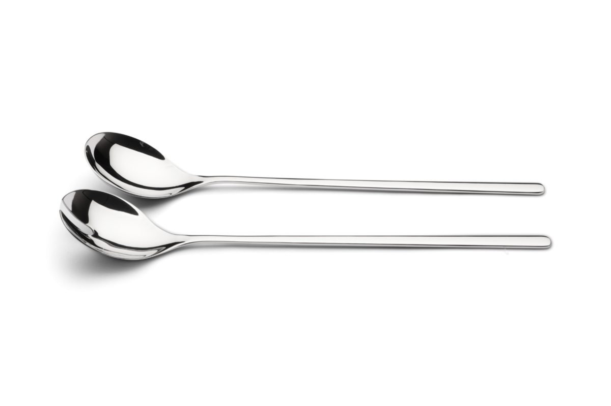 Salatbesteck Edelstahl 30cm Klassik