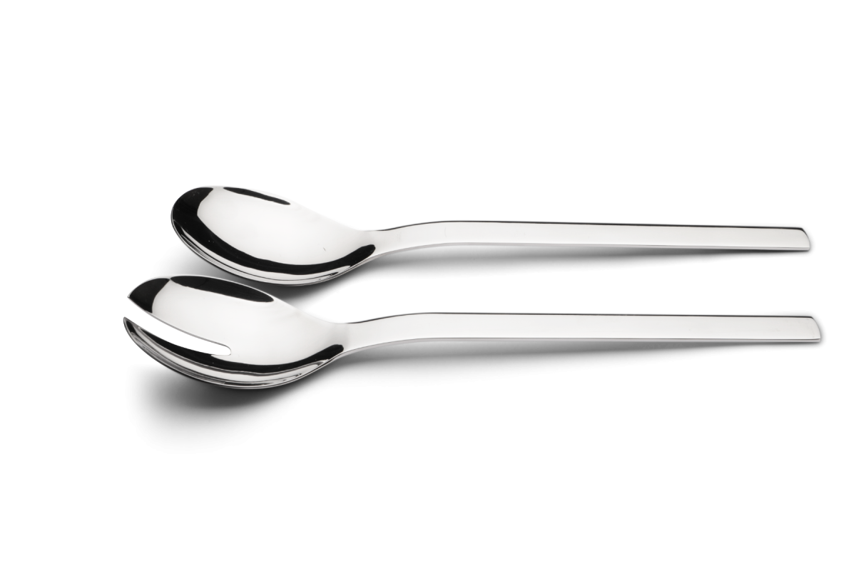 Salatbesteck Edelstahl 30cm Puro