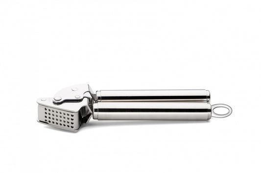 Knoblauchpresse Edelstahl mit Öse