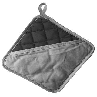 Topflappen mit Silikon-Griffflächen Paar
