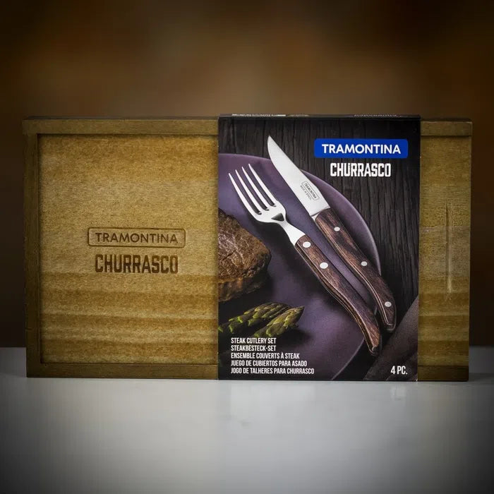 Steakmesserset Paisano 2 Messer & 2 Gabeln