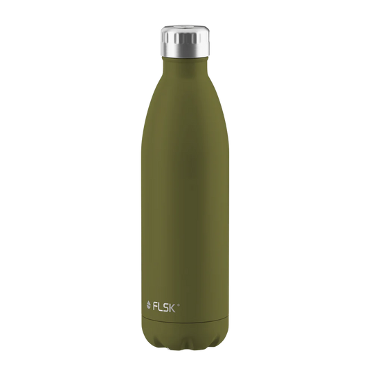 Trinkflasche FLSK 0,75l Olive To-Go / Bottle