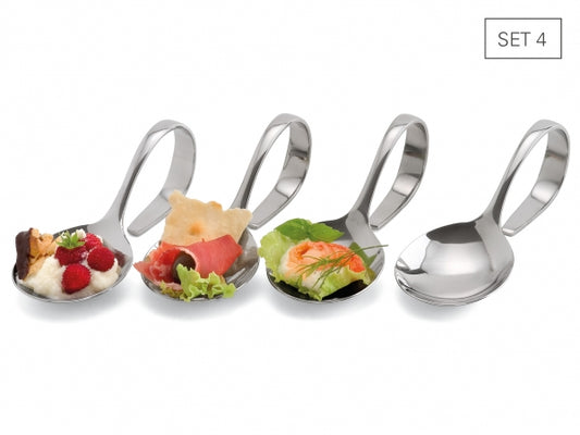 Gourmetlöffel EdelstahlSet 4 Set
