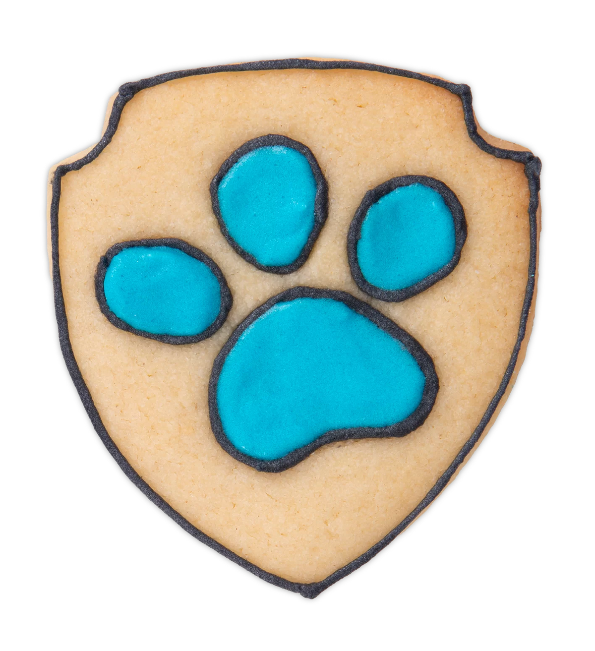 Paw Patrol Abzeichen Pfote 5,5 cm Rubinrot