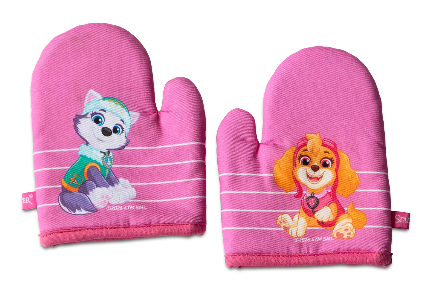 Paw Patrol Mädchen 17 x 13 cm Pink Backofenhandschuhe 2er Set