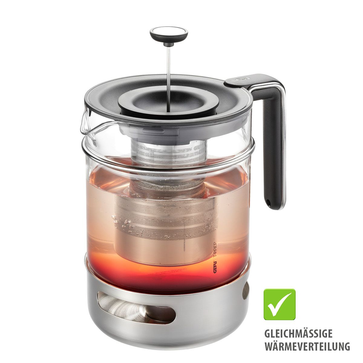 Teekanne, 1.500 ml inkl. Stövchen T-PREP