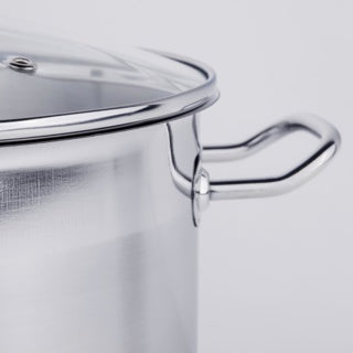 Kochtopf mit Glasdeckel 10L Ø: 26 x H: 18cm