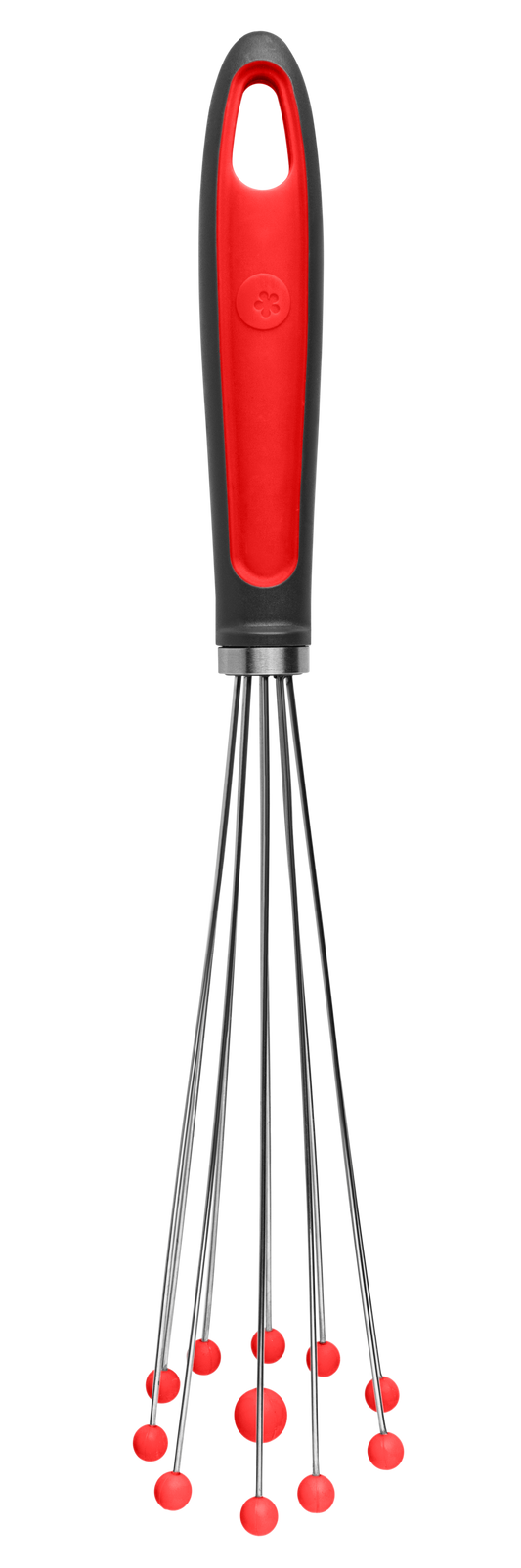 Kugelschneebesen rot