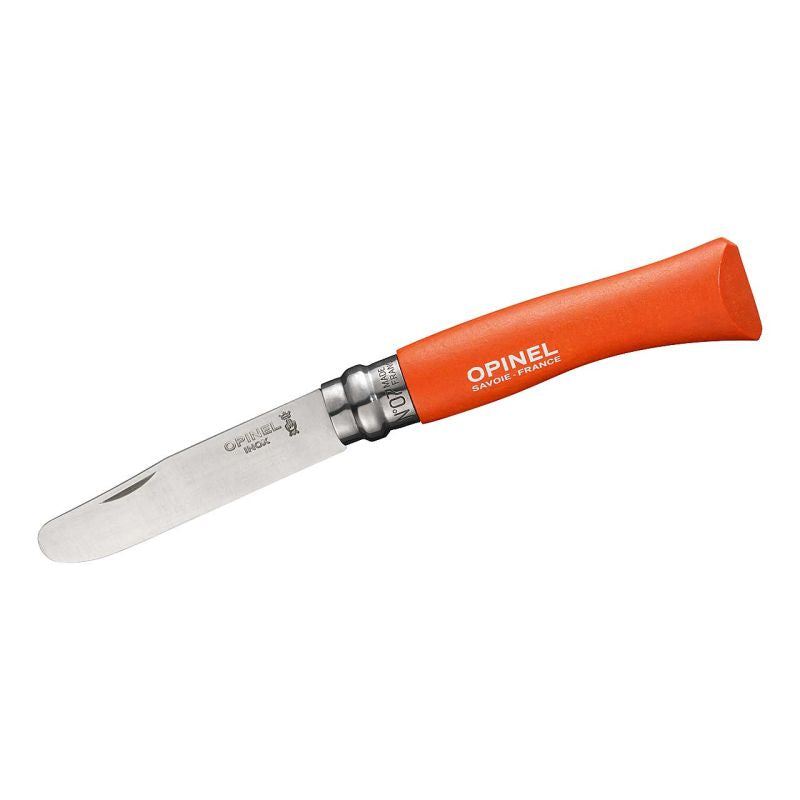Kindertaschenmesser No. 7 Edelstahl/Buche Orange