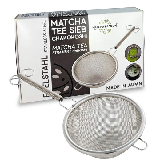 Matcha Tee Sieb Chakoshi aus Edelstahl
