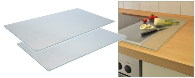 Abdeckplatten Glas Set 2-tlg. Maße: ca. 52 x 30cm