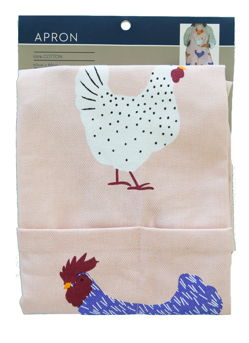 Schürze – Bright Hens, 100 % Heavy Drill-Baumwolle