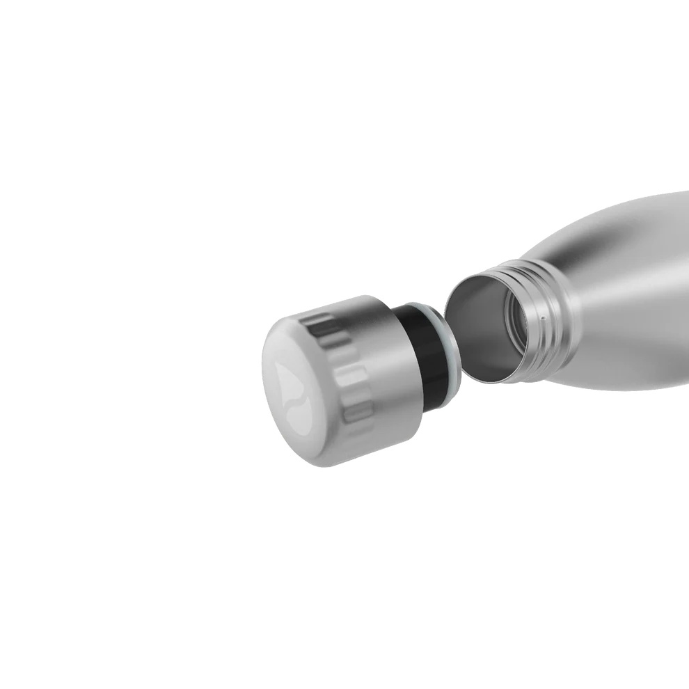 Trinkflasche FLSK mit Becher 0,7l stainless To-Go/TmB