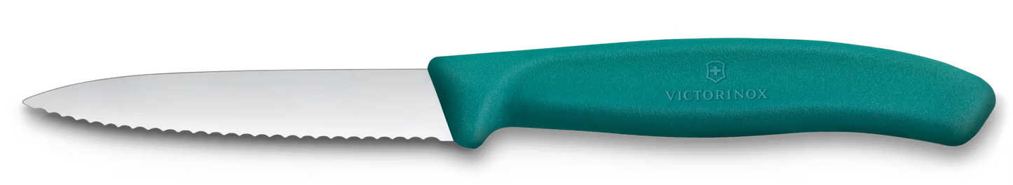 Gemüsemesser 8 cm Welle grün Swiss Classic