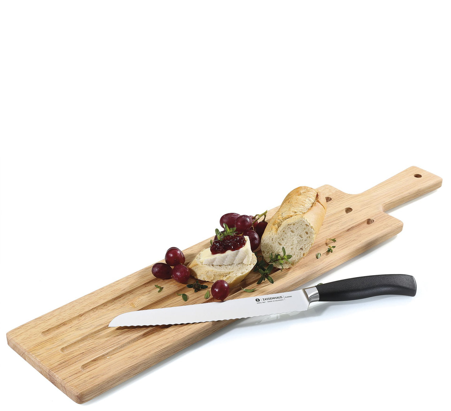 Baguettebrett, hell 60 x 13cm Servierbrett