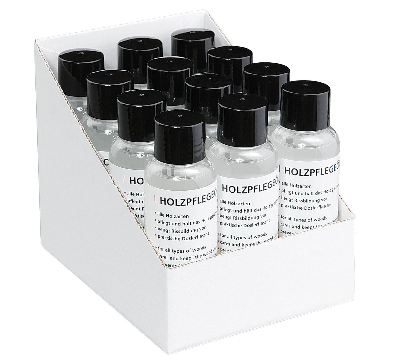 Holzpflegeöl 100ml Flasche Holzkollektion