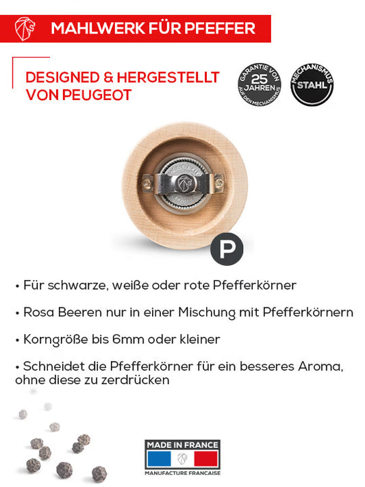 Pfeffermühle 12cm olivgrün Boreal