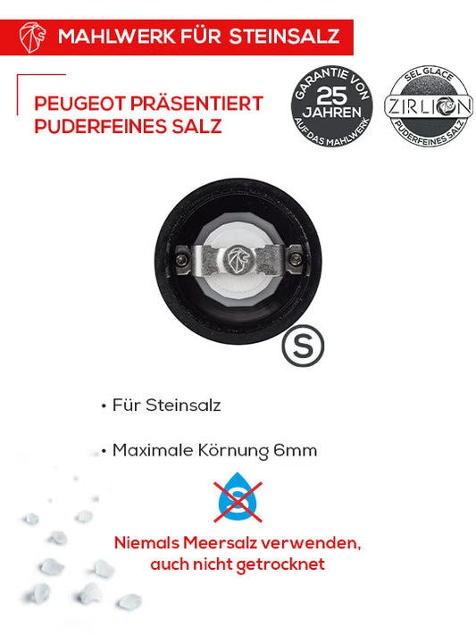 Salzmühle Z 12cm kieselgrau Boreal