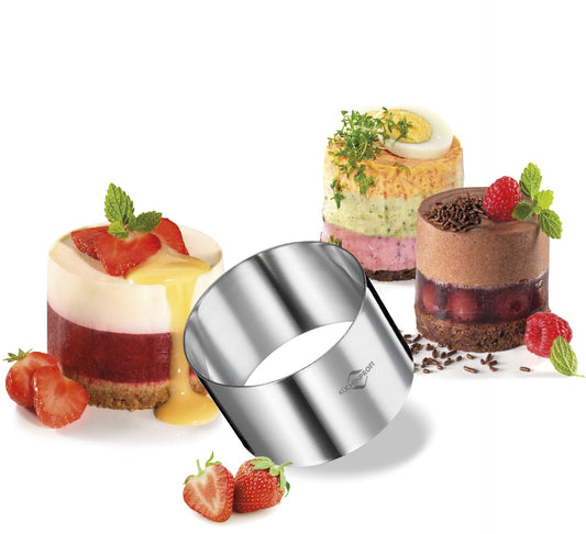 Dessert-Vorspeisenringe 8x5 rd Küchenhelfer