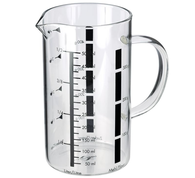 Messbecher Glas 0,5l Küchenhelfer