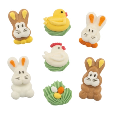 Zucker-Figuren Mini-Set "Ostern" 14 Stück sortiert