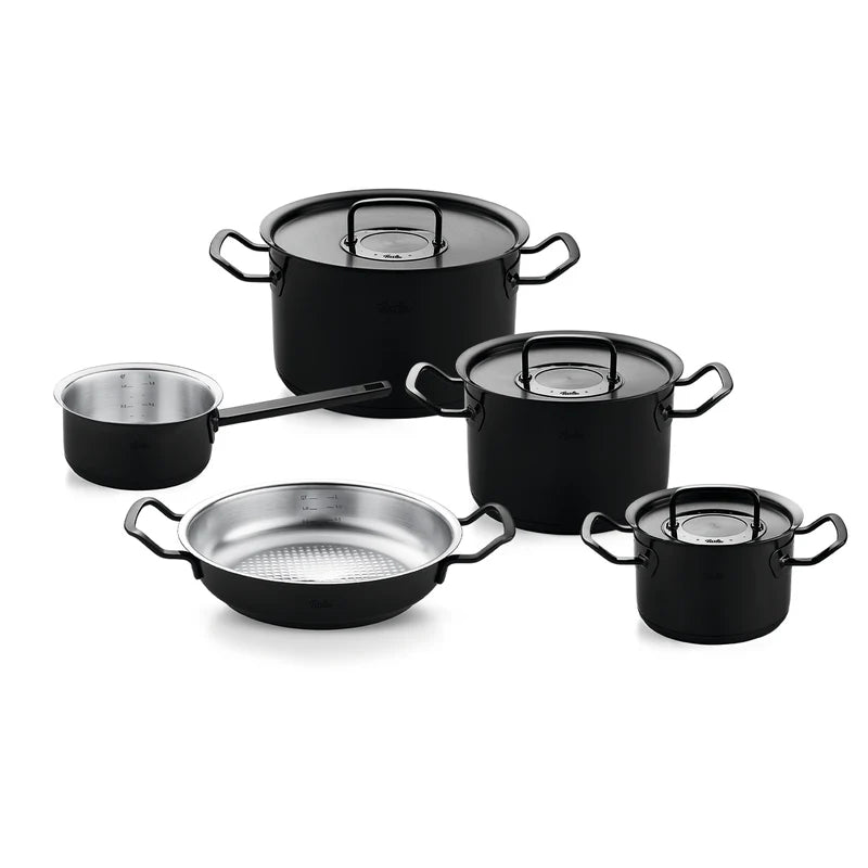 Topfset 5tlg mit Metalldeckel Shadow Line Original-Profi Collection