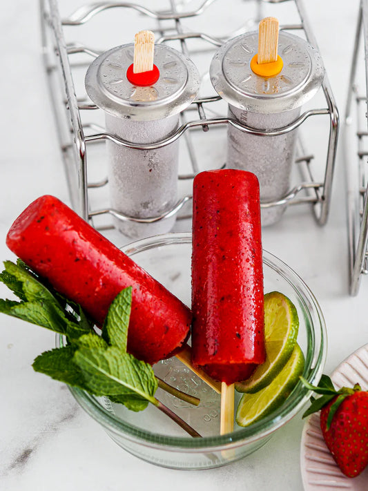 Eisformen ECO Ice Pops (6 Stk.) rund Edelstahl