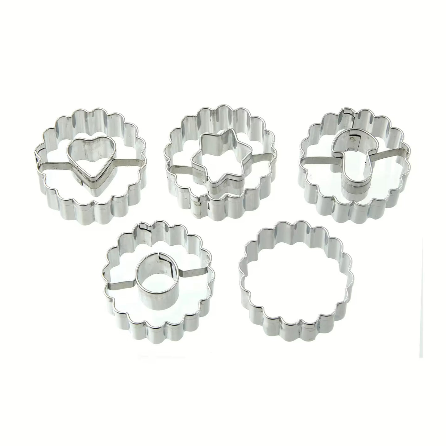 Ausst Mini Linzer EDS 5tlg Ausstecher