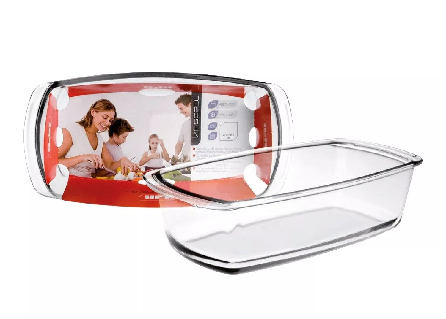 Kastenform Borosilikat Glas 24 X 13 X 7 cm – Cucinella.de