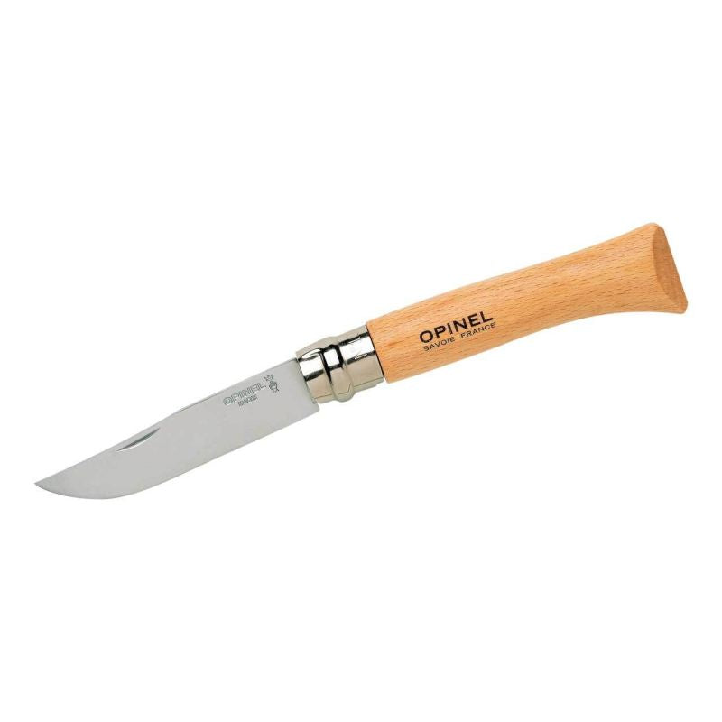 Taschenmesser No. 10 Edelstahl/Buche