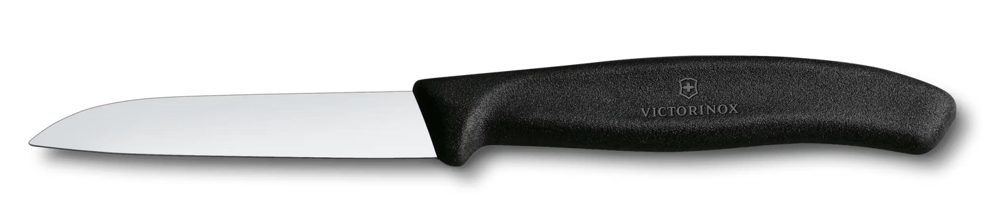 Gemüsemesser 8cm schwarz Swiss Classic