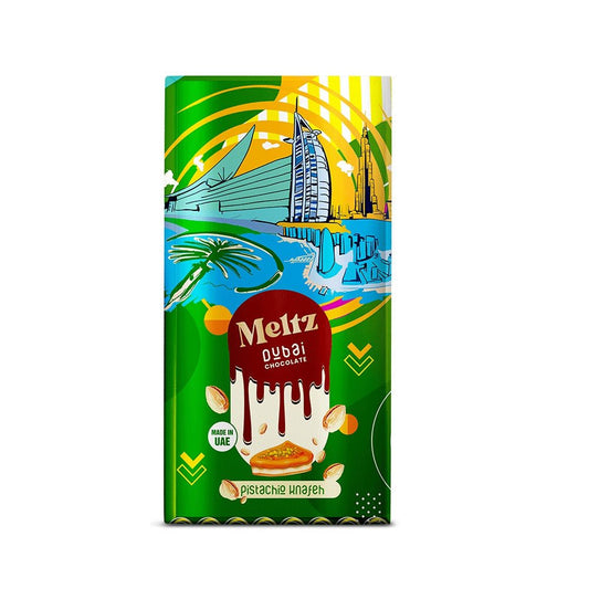 Meltz Original Dubai Schokolade - Pistazien knafeh - Made in Dubai 200g