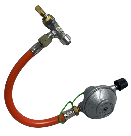 Weber Schlauch, Regler, Ventil 50mBar Q 100 / Q 1000 Kartusche (70147)