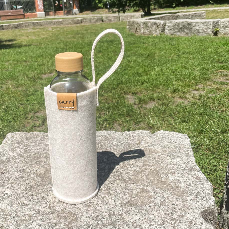 SLEEVE 0,7 l - Schutzhülle BEIGE