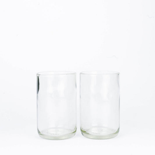 CARRY GLASS 400 ml Trinkglas 2er Set - UPCYCLING