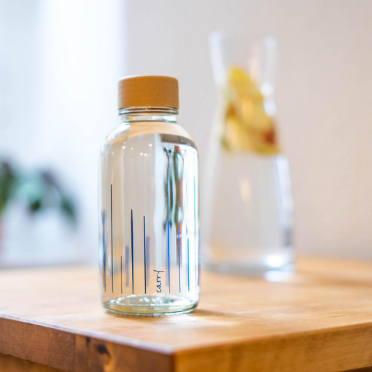 Trinkflasche Glas RISE UP 0,4 l