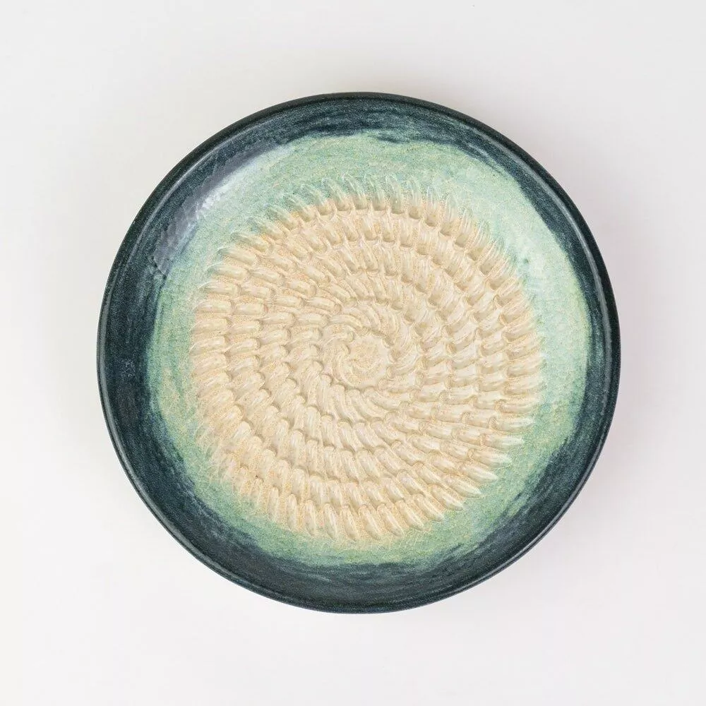 Keramikreibe "Breeze" 12cm für Knoblauch, Ingwer & Gewürze