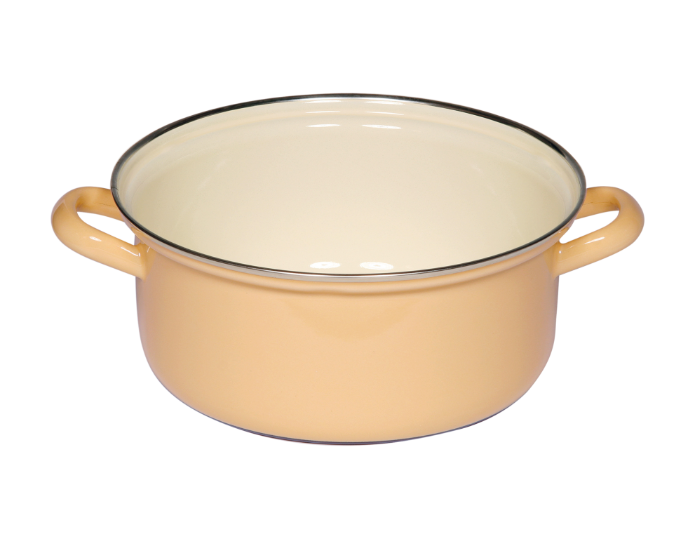 Kasserolle 20cm 2l goldgelb Bunt ohne Deckel