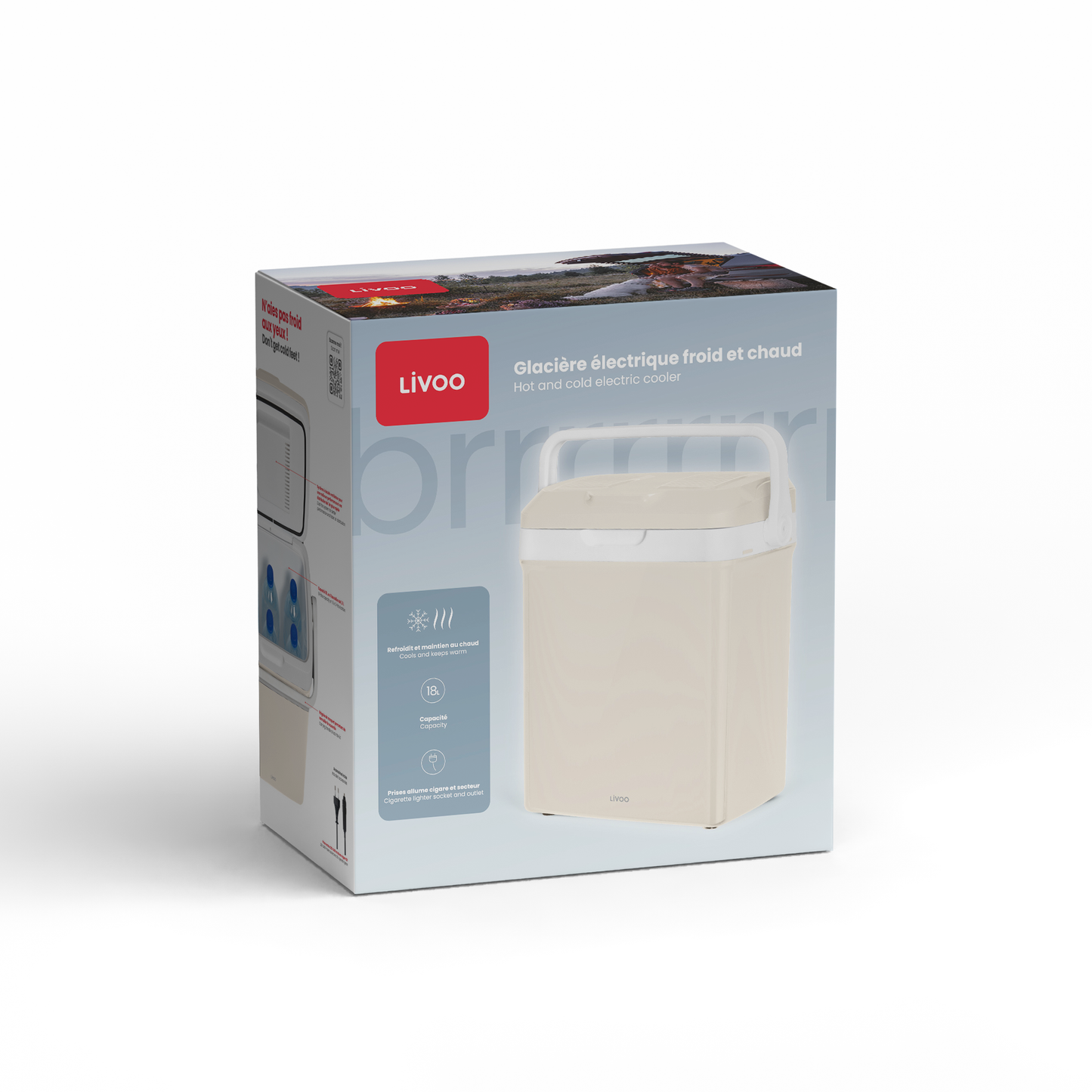 Elektrische Kühl- und Warmhaltebox 18 L.