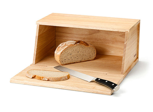 Brotkasten Gummibaum 40x26x18cm