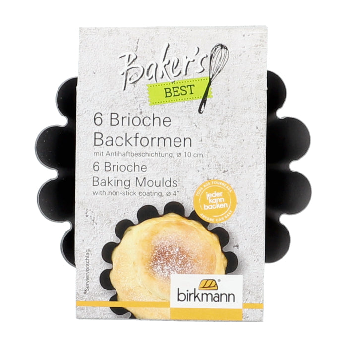 Briocheformen Ø 10 cm | 6 Stück Baker´s Best