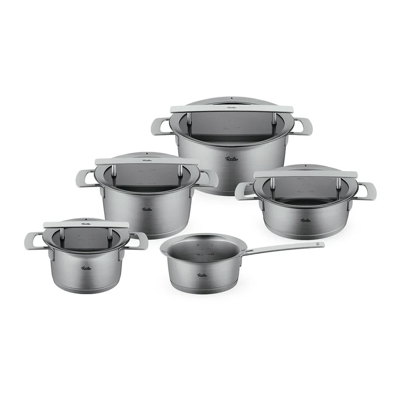 Topfset 5tlg mit Glasdeckel Phi Collection