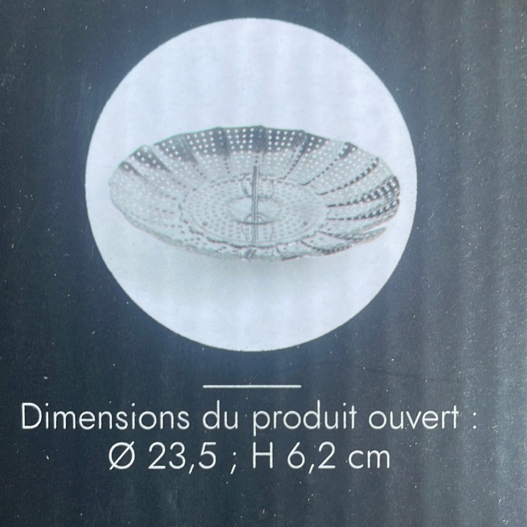 Dampfkorb - Dampfeinsatz Edelstahl 23x6 cm